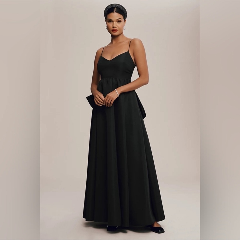 Sachin & Babi Bow Maxi Gown